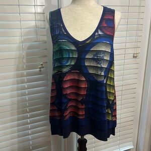 Desigual Striped Tank Top